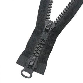 img 3 attached to 🔗 Bulk Leekayer - Zippers in Plastic, 63.5cm length, Separating