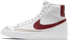 img 4 attached to Nike Blazer DA4086 100 Numeric_7 Черные оранжевые детские кроссовки для мальчиков