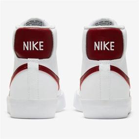 img 2 attached to Nike Blazer DA4086 100 Numeric_7 Черные оранжевые детские кроссовки для мальчиков