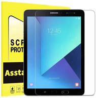 защитное стекло для экрана galaxy tab s2 8.0 (sm-t710 / t713 / t715 / t719), 9h, дружественное к чехлам, антицарапающее, без пузырей, высокое разрешение, пожизненная замена - 1 штука логотип