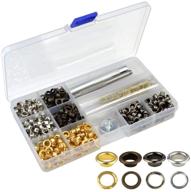 grommet kit - jerbro 500 sets of eyelet grommets with installation tools - 3/16 inch size logo