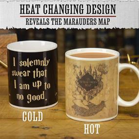 img 3 attached to Harry Potter Marauders Map Heat Sensitive Mug - Color Change Mug for Wizards and Witches