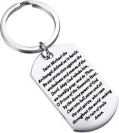 feelmem religious archangel keychain christian logo