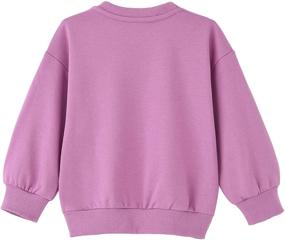 img 3 attached to 🌈 Adorable Baby Girl Rainbow Sweatshirt: Long Sleeve Shirt for Girls (18 Months-6 Years)