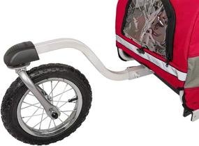 img 2 attached to 🐾 PetSafe Happy Ride HoundAbout Bike Stroller Conversion Kit: Lightweight, Rust-Free Aluminum Handlebar - All-Terrain Wheels - Available in Medium and Large Sizes