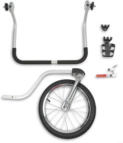 img 4 attached to 🐾 PetSafe Happy Ride HoundAbout Bike Stroller Conversion Kit: Lightweight, Rust-Free Aluminum Handlebar - All-Terrain Wheels - Available in Medium and Large Sizes