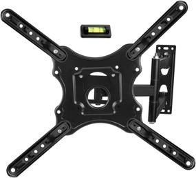 img 4 attached to 📺 Highly Functional Full Motion Articulating TV Wall Mount | Fits 26"-55" LED LCD Plasma Flat Screen | Holds up to 60 lb | VESA 400x400 | Heavy-Duty Design