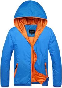 img 2 attached to 🧥 AMCUPIDER Hooded Quick Jacket Windbreaker for Boys: Clothing at Jackets & Coats