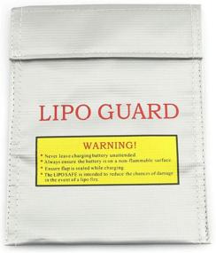 img 2 attached to 🔥 RLECS 2pcs RC Lipo Safe Bag - Fireproof Lipo Guard Silver Lithium Charging Bag Battery Sack (18x23cm) Enhanced for SEO