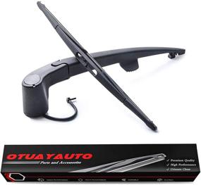 img 4 attached to 🚙 OTUAYAUTO Rear Windshield Wiper Arm Blade Set for Chevrolet Trailblazer, GMC Envoy 2007-2009, Buick Rainier 2006-2007 - Factory OEM Style 15232653