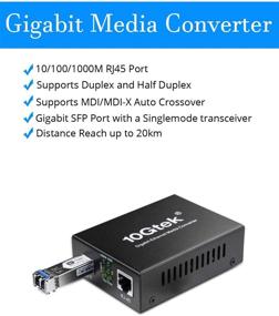 img 3 attached to Gigabit Ethernet Converter 1000Base LX Transceiver