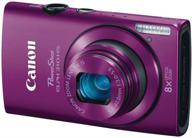 📷 canon powershot elph 310 hs 12.1 mp cmos digital camera with 8x wide-angle optical zoom lens and full hd 1080p video recording - purple logo