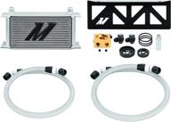 mishimoto mmoc-brz-13t oil cooler kit thermostatic compatible with subaru brz scion fr-s 2013 silver logo