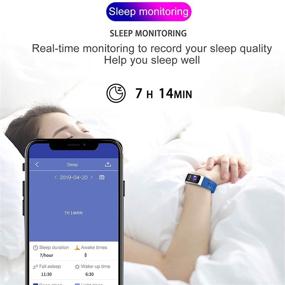 img 3 attached to 💦 Водонепроницаемый умный фитнес-браслет IP68 с GPS, измерением пульса, мониторингом артериального давления, шагомером, счетчиком шагов и калорий - оставайтесь на связи!