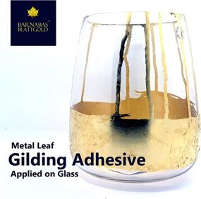 img 2 attached to 🎨 120ml Professional Quality Water Based Gilding Adhesive for Gold Leaf Sheets