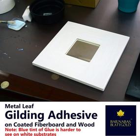 img 1 attached to 🎨 120ml Professional Quality Water Based Gilding Adhesive for Gold Leaf Sheets