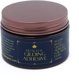 img 4 attached to 🎨 120ml Professional Quality Water Based Gilding Adhesive for Gold Leaf Sheets