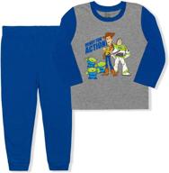 👕 disney pixar sweater jogger: stylish boys' clothing for playful adventures logo