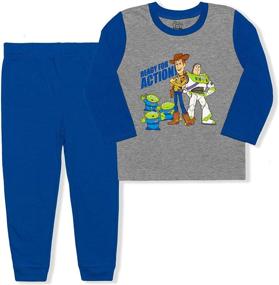 img 4 attached to 👕 Disney Pixar Sweater Jogger: Stylish Boys' Clothing for Playful Adventures