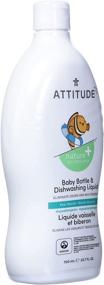 img 1 attached to ATTITUDE Natural Baby Bottle & Dishwashing Liquid, Pear Nectar, 23.7 Fl Oz | Improved SEO