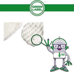img 2 attached to Green Label Brand 2 Pack Replacement Microfiber Steam Mop Pads for Bissell PowerFresh Steam Cleaners - Fits Models: 1940, 1544, 1806, 2075 Series (Compares to 5938, 203-2633)