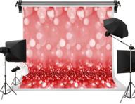 📸 kackool 7ftx5ft dreamy red backgrounds for photography studio - perfect for baby birthday parties and weddings logo