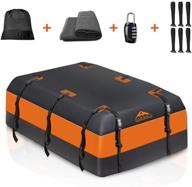 msssm rooftop cargo carrier bag: 21 cubic feet waterproof storage solution for all vehicles, with or without racks logo