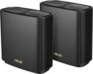 asus zenwifi ax6600 xt8 2pk: tri-band mesh wifi 6 system for whole home coverage, 5500 sq.ft, aimesh, lifetime internet security & more logo
