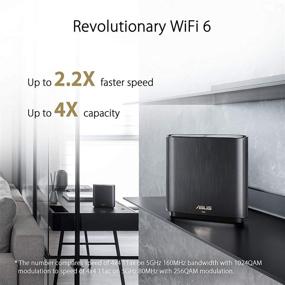 img 3 attached to ASUS ZenWiFi AX6600 XT8 2PK: Tri-Band Mesh WiFi 6 System for Whole Home Coverage, 5500 sq.ft, AiMesh, Lifetime Internet Security & More