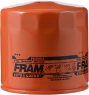 🔍 дополнительный фильтр fram extra guard ph8994, круглый масляный фильтр для автомобилей с большим пробегом с защитой на 10 000 миль. логотип