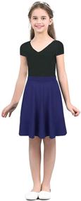 img 1 attached to 👗 Freebily Classical Pleated Uniform Bowknot Girls' Clothing: Stylish Skirts & Skorts