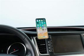 img 1 attached to 📱 Convenient Magnetic Phone Holder for Toyota Highlander 2018/2019 - Securely Mount iPhone, Samsung, and More!