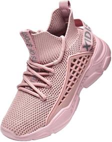 img 4 attached to 👟 Premium Lightweight Non-Slip Girls' Athletic Sneakers by SANNAX: Versatile and Stylish Athletic Shoes