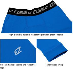 img 1 attached to Изодранные лосины "Ultimate Performance: EZRUN Thermal Sports Compression" для мальчиков.