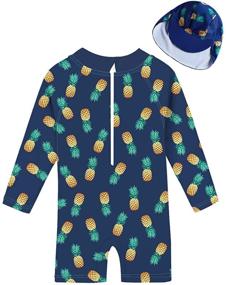 img 3 attached to 👕 Uideazone Sleeve Little Zipper Protective Boys' Clothing and Swim