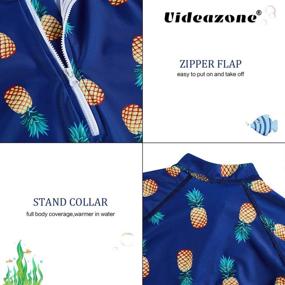 img 1 attached to 👕 Uideazone Sleeve Little Zipper Protective Boys' Clothing and Swim