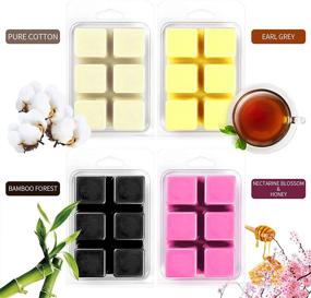 img 2 attached to LASENTEUR Wax Melts: Premium Scented Soy Wax Cubes for Candle Wax Warmer - 8x2.5 oz