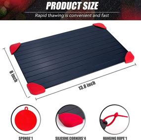 img 2 attached to ❄️ Rapid Aluminum Defrosting Solution for Super Fast Thawing