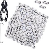 🚴 ybeki 9-speed bike chain with 116 links, 1/2 x 11/128 inches, including 3 bonus links and bike link plier logo