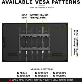 img 3 attached to USX MOUNT Universal TVs Weight 400X400Mm