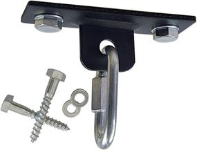 img 4 attached to 💪 High-Quality Heavy Bag Hanger Mount Hook - Ideal for Boxing & MMA Training - Sturdy, Black