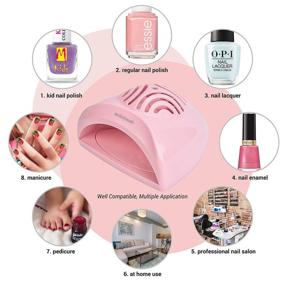 img 2 attached to 🌈 MelodySusie Portable Kids Nail Dryer - Mini Nail Fan for Quick Drying Regular Nail Polish, Safe for Hands and Skin - Children's Gift, Ideal for Girls