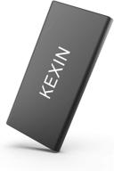 💨 high speed portable external storage: kexin 500gb ultra-slim solid state drive for pc, mac, xbox & ps4 logo