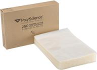 polyscience culinary psc-vbf-0812 chamber vacuum bags, 8 by 12-inch, clear, case of 250 - high-quality vacuum sealer bags for food preservation логотип