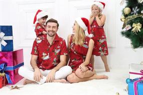 img 2 attached to 🎄 Elevate Your Christmas Style with Hawaii Hangover Elastic Strap Girls' Christmas Dresses