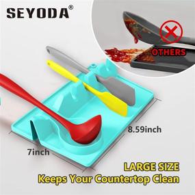 img 3 attached to 🔥 SEYODA Silicone Heat Resistant Multiple Utensils