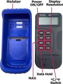 img 3 attached to 🌡️ TECPEL DTM-305: High-Accuracy Digital Thermometer with Type K Bead Thermocouple for Single Input Measurement