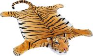 large 72x42 inch brubaker brown tiger rug - the ultimate statement piece logo