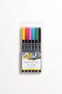 🖌️ vibrant lyra marker pens set: 6 count, primary tones for creative artwork logo