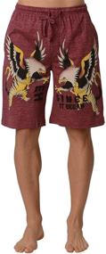 img 2 attached to Ed Hardy Eagle Lounge Shorts: Stylish Men's Clothing for Ultimate Comfort and Relaxation